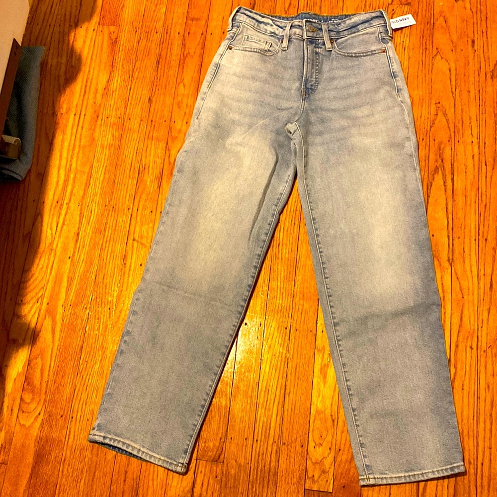 NWT size 4 old navy OG loose jeans